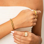 Pulseira Ibiza Elos Chunky Banhado em Ouro 18k