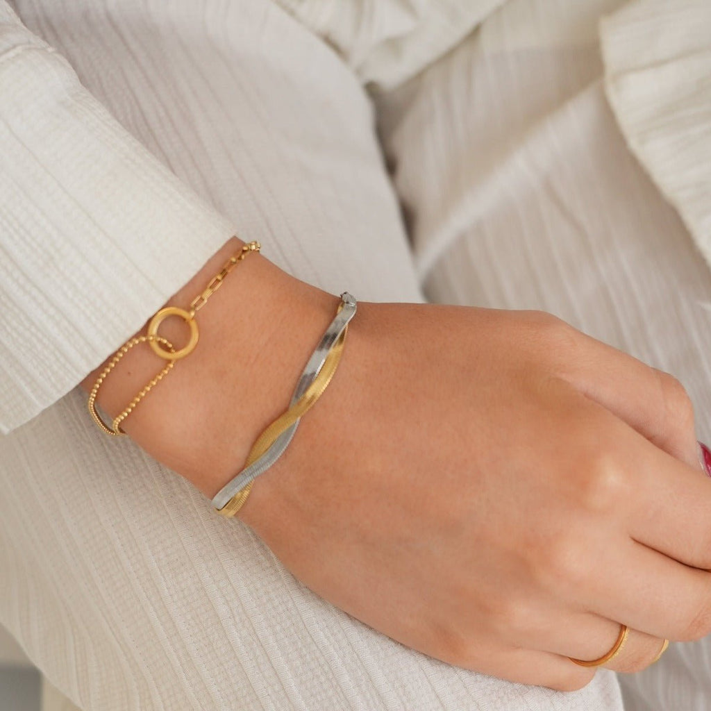Pulseira Aurore Banhada em Ouro 18k