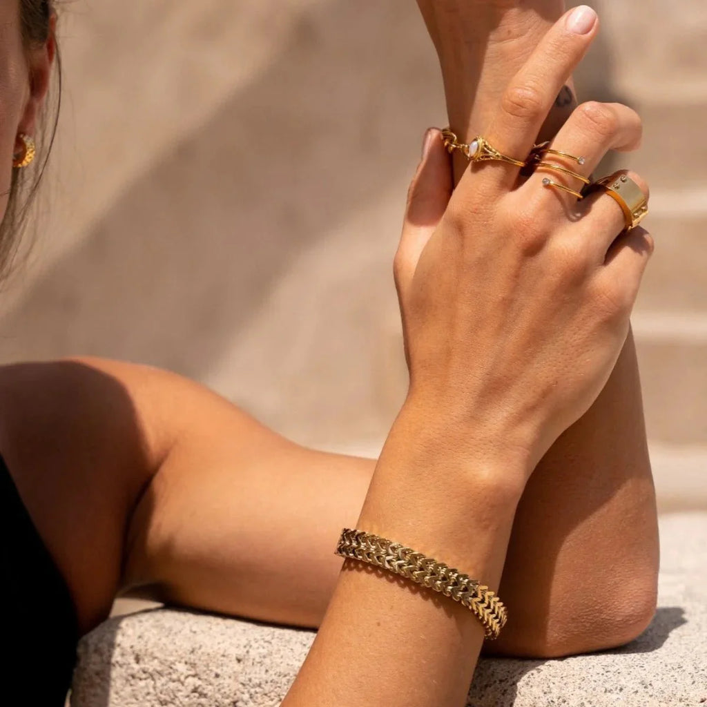 Pulseira Cadix Banhado em Ouro 18k