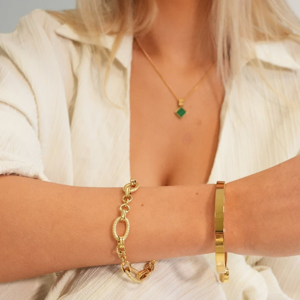 Pulseira Lumière Banhada em Ouro 18k