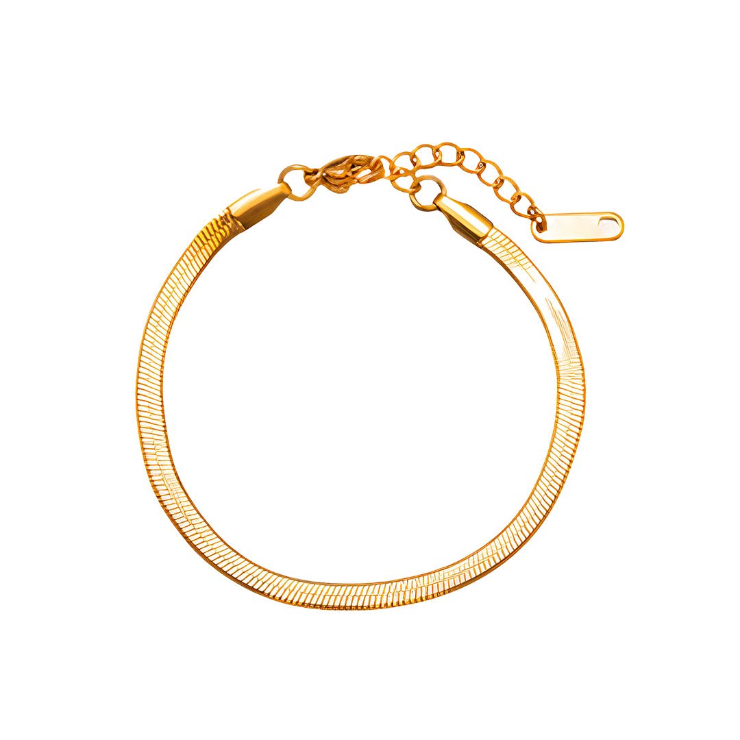 Pulseira Bali Malha Banhada em Ouro 18K