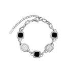 Pulseira Lausanne Quadrada - Prata