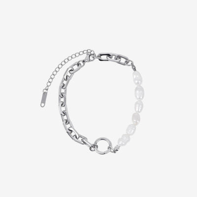 Pulseira Osaka Pérola - Prata