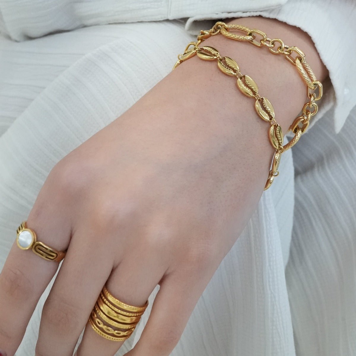 Pulseira Capri Banhada em Ouro 18k