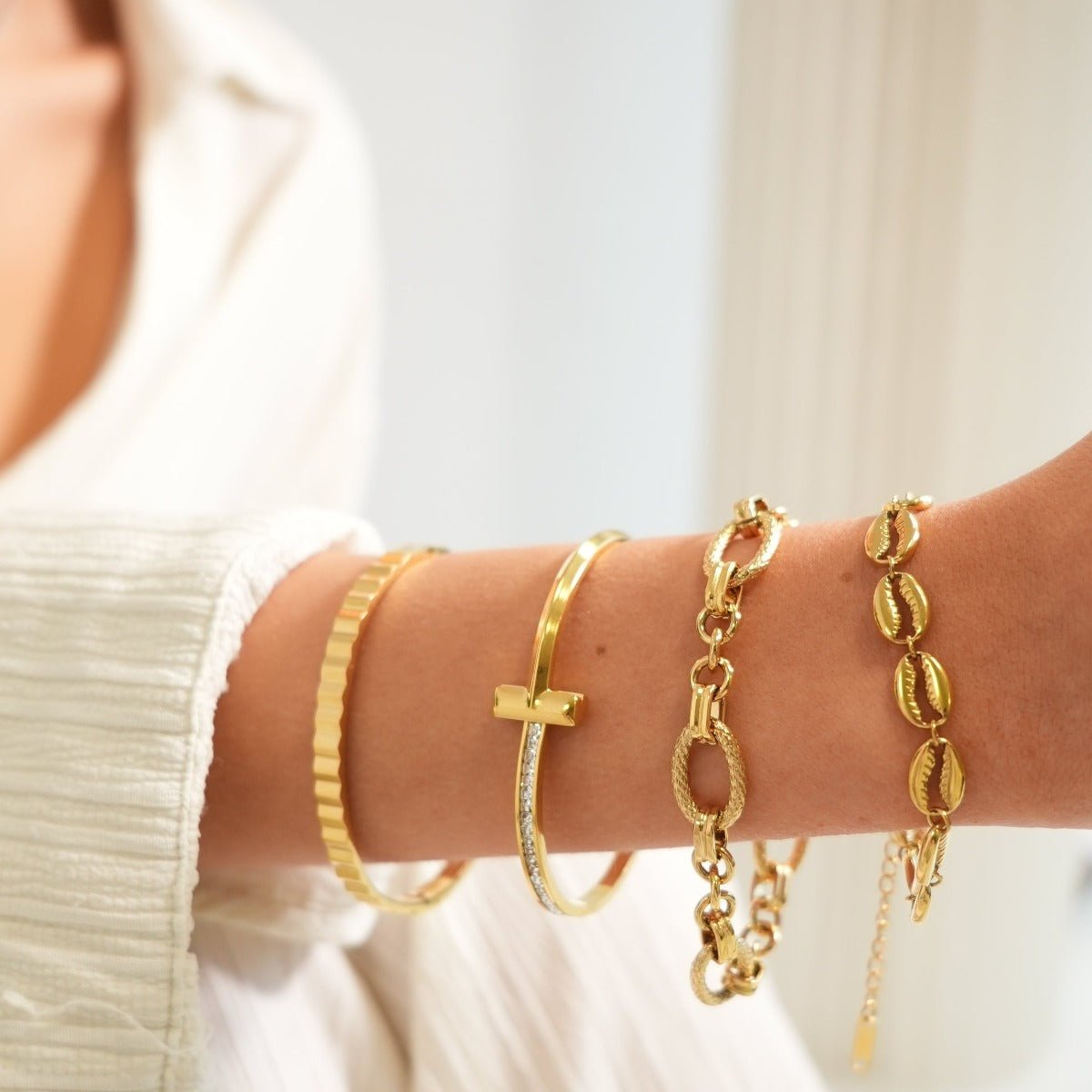 Pulseira Capri Banhada em Ouro 18k
