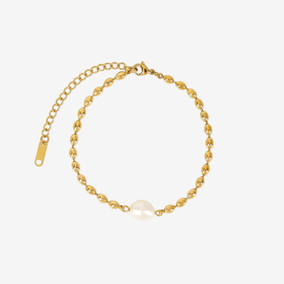 Pulseira Seúl Pérola Banhado em Ouro 18k