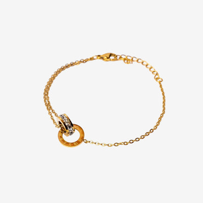 Pulseira Sultana Pedra Zircônia Banhado em Ouro 18K
