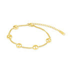 Pulseira Dubrovnik Pingente Banhada em Ouro 18K