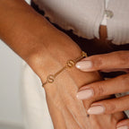 Pulseira Dubrovnik Pingente Banhada em Ouro 18K