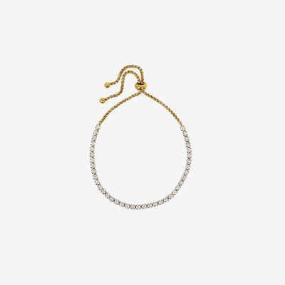 Pulseira Riviera Puket Ajustável Banhado em Ouro 18k