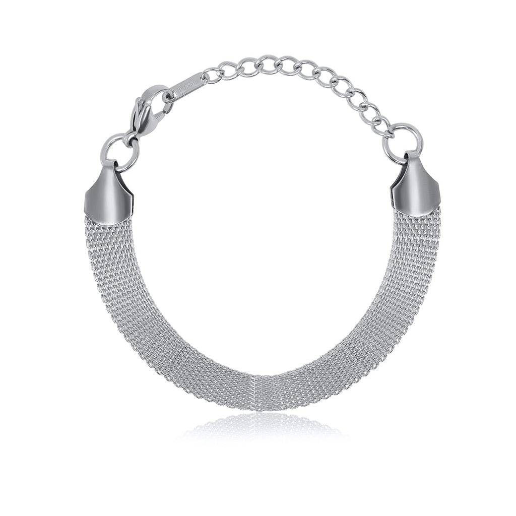 Pulseira Amalfi Trama Lisa - Prata