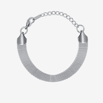 Pulseira Amalfi Trama Lisa - Prata