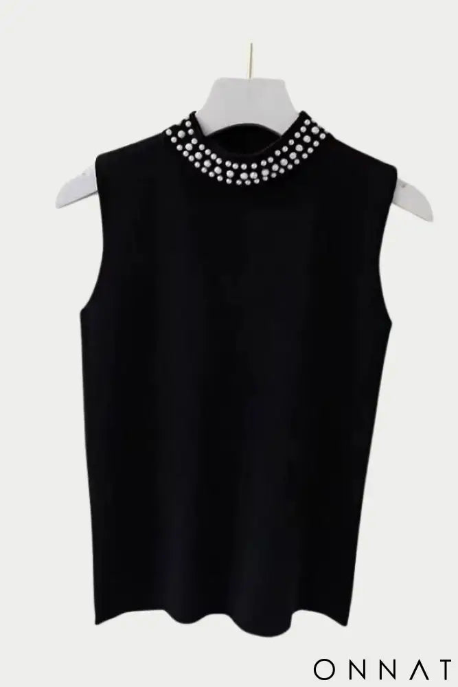 Regata Royale com Pedraria Preto / P Tops