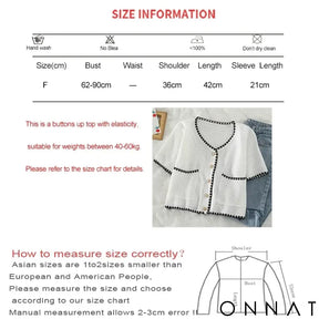 Summer Women New Solid V-Neck Casual Crop Top Single-breasted Pocket Patchwork Cardigan Versatile Loose Short Sleeve