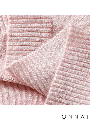 Shiny Lurex 2024 Spring Summer O Neck Mix Color Patchwork Sweater Women Casual Short Sleeve Pullover Knit Jumper Korean