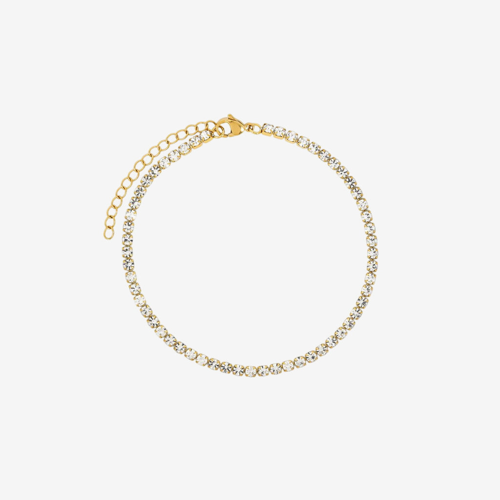 Tornozeleira Positano Riviera Banhado em Ouro 18K
