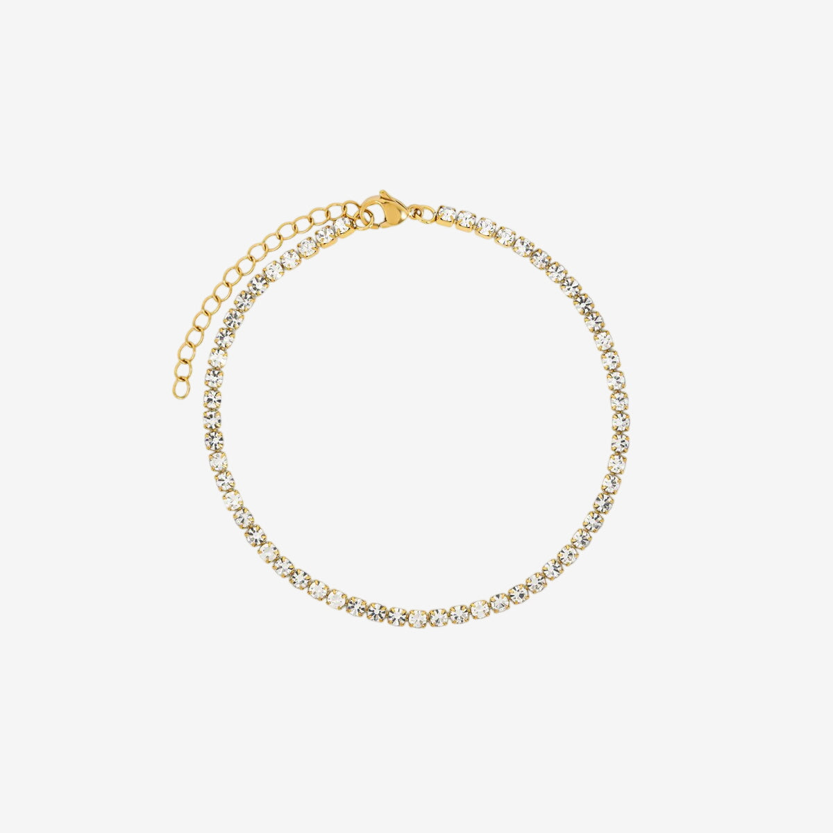 Tornozeleira Positano Riviera Banhado em Ouro 18K