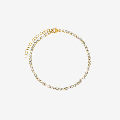 Tornozeleira Positano Riviera Banhado em Ouro 18K