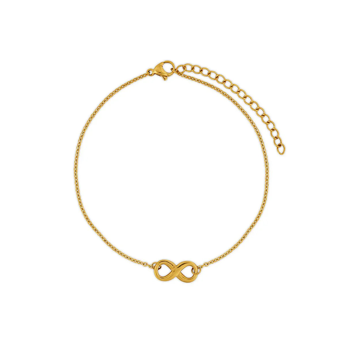 Tornozeleira Noronha Infinito Banhado em Ouro 18K