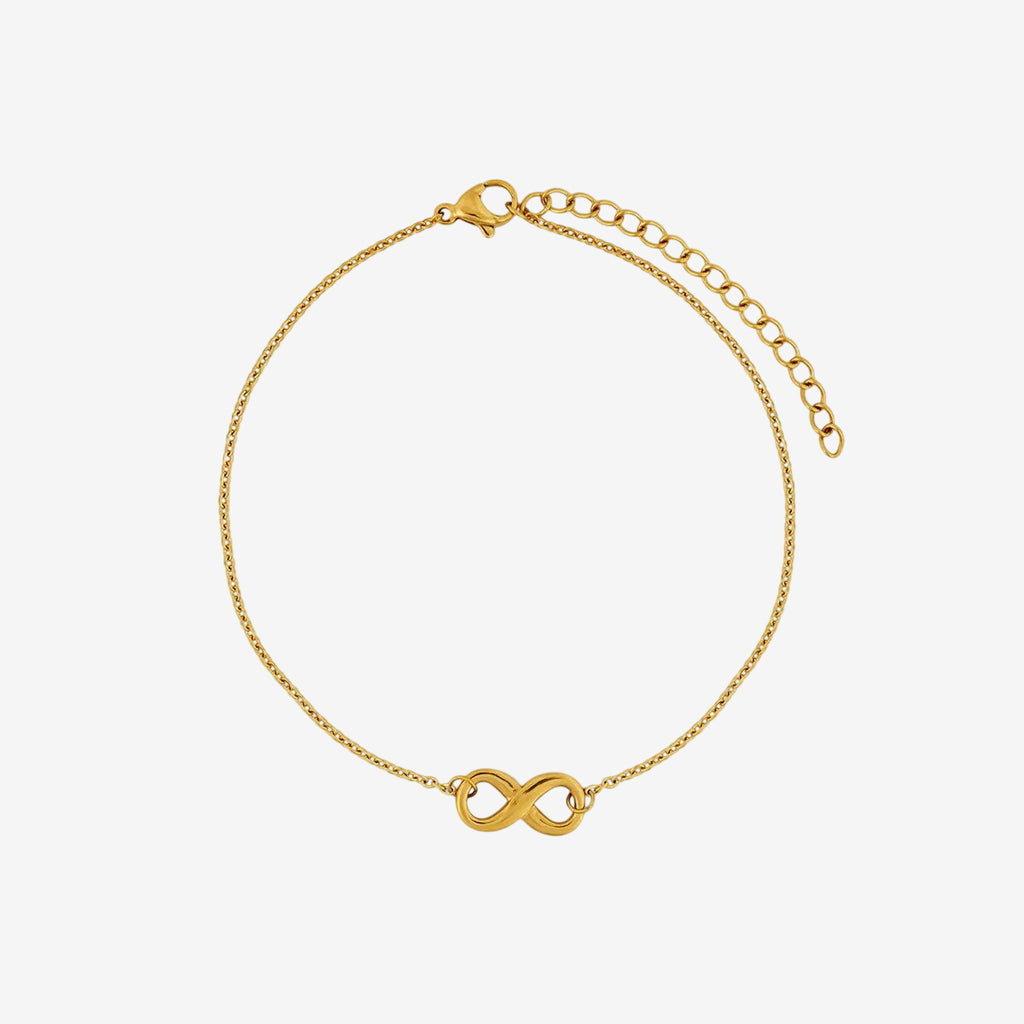 Tornozeleira Noronha Infinito Banhado em Ouro 18K