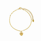 Tornozeleira Amalfi Love Banhado em Ouro 18K