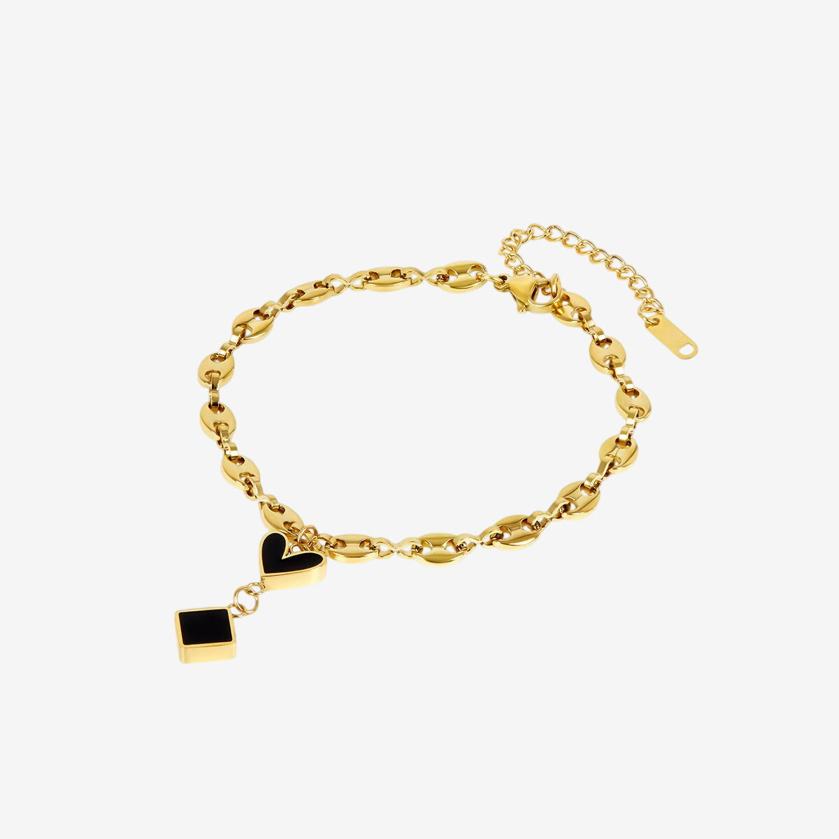Tornozeleira Capri Banhado em Ouro 18k