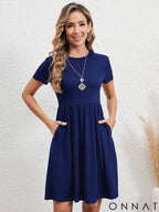 Vestido Casual Giovanna Azul / P