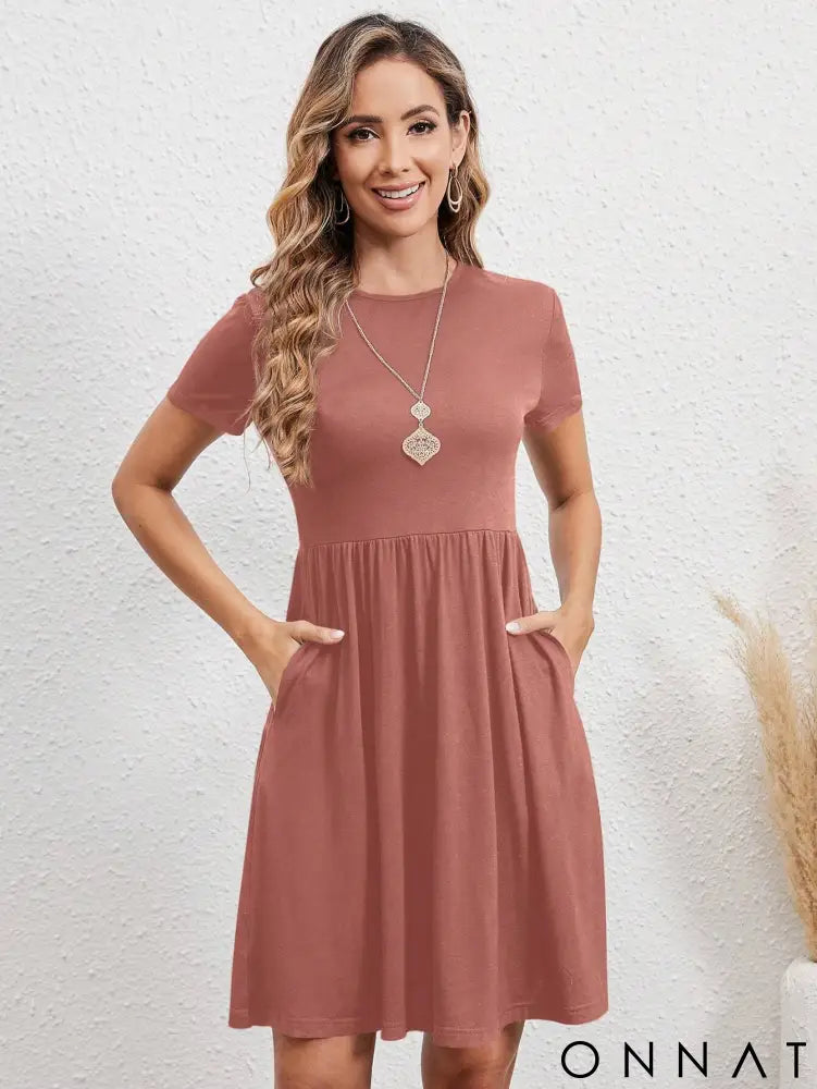 Vestido Casual Giovanna Rosa / P