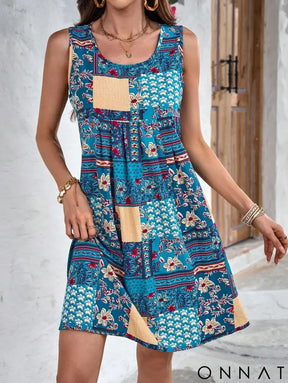 Vestido Casual Mariana Azul Claro / P