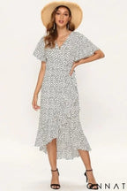 Vestido Chiffon Longo Branco / P