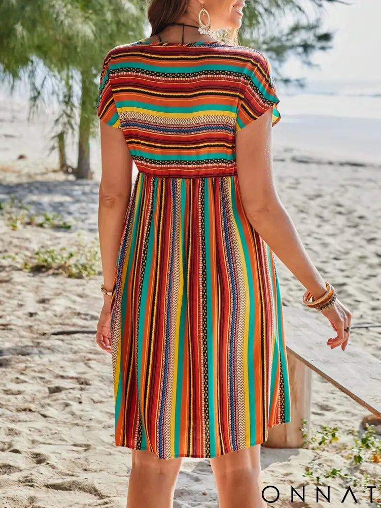 Vestido Listrado Tabatha