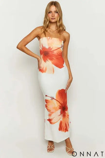 Vestido Longo Floral Floral / P